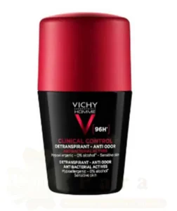 Vichy Homme Déo Clinical Control 96H – Efficacité & Fraîcheur Longue Durée (50 ml)