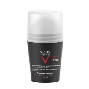 Vichy Homme Déodorant Anti-Transpirant 72H – Contrôle extrême, efficacité longue durée
