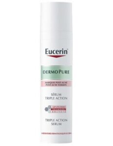 Eucerin-DermoPure sérum triple action est un soin destiné aux peaux acnéiques